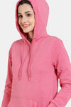 Zivame Soft Terry Fabric Knit Cotton Loungewear Dress - Desert Rose — thumbnail 5